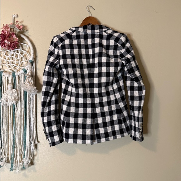 Veronica Beard Miller Dickey Checker Jacket Blazer Emily in Paris Size 8 - Picture 6 of 11